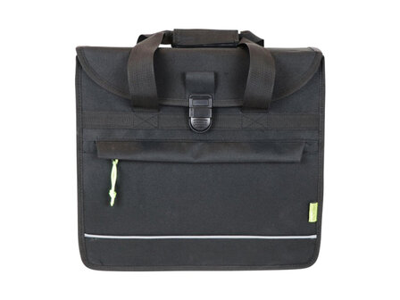 Dresco Basic Shopper Pakaftas 20 Liter Nylon zwart zwart