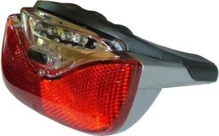 Axa Achterlicht Gazelle Powervision Led Batterijen Grijs/Zwart