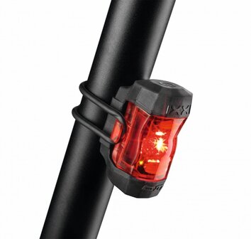 Busch + M&uuml;ller Ixxi Achterlicht Led Oplaadbaar Zwart/Rood