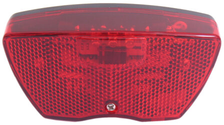 Edge City Dragerachterlicht 3 Led Inclusief Batterijen Rood