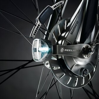 Reelight Verlichtingsset Sl120 Flash Dynamo V-Brake/Rollerbrake
