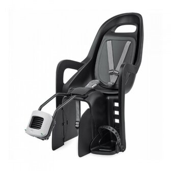 Polisport Achterzitje Groovy Maxi Framebevestiging zwart/grijs zwart/grijs