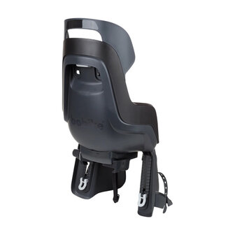 Bobike Go Maxi Fietszitje Achter Dragerbevestiging + Slaapstand Black zwart zwart