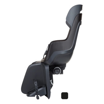 Bobike Go Maxi Fietszitje Achter Dragerbevestiging + Slaapstand Black zwart zwart