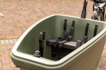 Steco Mini-Mee Autostoel In Bakfiets Matzwart