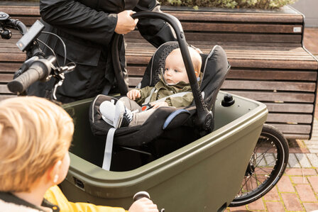 Steco Mini-Mee Autostoel In Bakfiets Matzwart