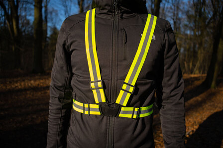 Lynx Reflectie Harnas Unisex Maat Onesize zwart zwart