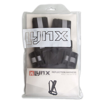 Lynx Reflectie Harnas Unisex Maat Onesize zwart zwart