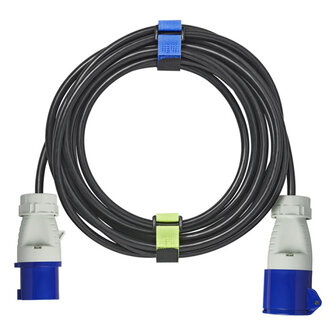 Proplus Kabelbinders Klittenband 8 Stuks Blauw/Groen