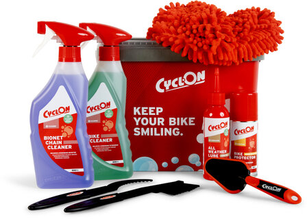 Cyclon All Weather Lube Xl Onderhoudsemmer Rood 9-Delig
