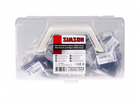 Simson Velgremblokken Magura Hs33/Hs11 Hydraulisch Zwart 25 Sets