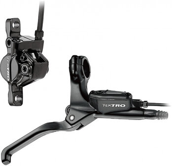 Tektro Hd-E350 Schijfremset Links 3-Vinger Aluminium Zwart