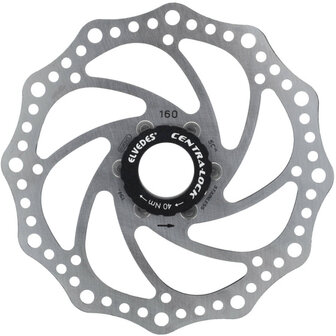 Elvedes Sc16 Remschijf 160 Mm Centerlock Rvs Zilver