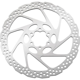 Shimano Sm-Rt56 Remschijf 180 Mm Center-Lock Rvs Zilver