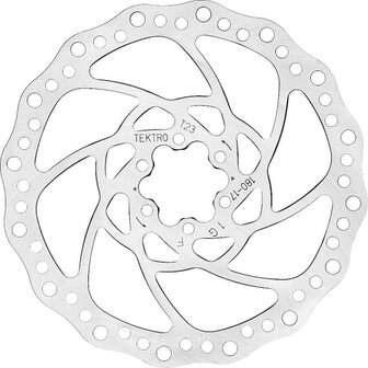 Tektro Tr180-17 Remschijf &Oslash;180/2.3 Mm Zilver