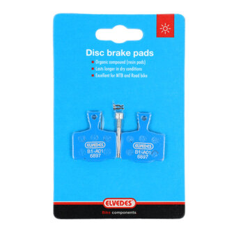 Elvedes 6897 Magura Mt2,4,6,8 Schijfremblokkenset Blauw