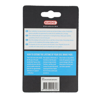 Elvedes 6897 Magura Mt2,4,6,8 Schijfremblokkenset Blauw
