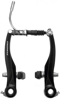Promax V-Brake Set Voor En Achter Aluminium zwart zwart