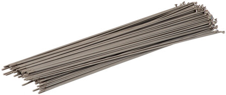 Sapim Leader Spaak 14-290 Rvs Zonder Nippel (100St) Zilver