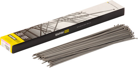 Sapim Leader Spaak 13-290 Rvs Zonder Nippel (100St) Zilver