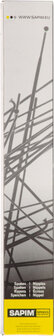 Sapim Leader Spaak 13-290 Rvs Zonder Nippel (100St) Zilver
