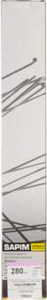 Sapim Leader Spaak 13-290 Rvs Zonder Nippel (100St) Zilver