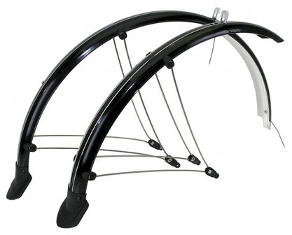 M-Wave Spatbord Set 60Mm Kunststof 20 Inch Zwart
