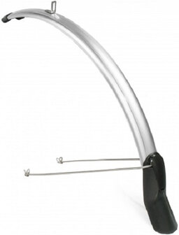 Eurofender Voorspatbord Scatto 26-28 Inch 51 Mm zilver 26 inch,27 inch,28 inch zilver 26 inch,27 inch,28 inch