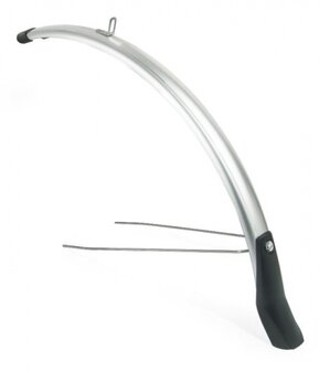 Eurofender Spatbordenset Snello 46 Mm Kunststof zilver 28 inch zilver 28 inch