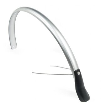 Eurofender Spatbordenset Snello 46 Mm Kunststof zilver 28 inch zilver 28 inch