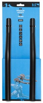 M-Wave Opzetstuur Triatlon Aero 25,4 / 350 / 31,8 Mm Zwart