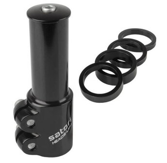 Satori Hoogte Adapter Heads Up 4 28,6 / 117 / 28,6 Mm Zwart
