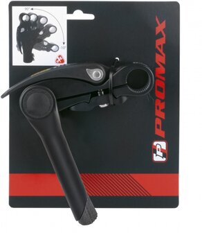 Promax Stuurpen Voorbouw Verstelbaar 25,4/180/25,4Mm Zwart