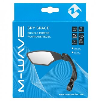M-Wave Fietsspiegel 110 X 55 Mm Rechts Zwart