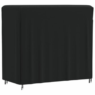 Hoes voor haardhoutrek 122x61x106 cm 420D oxford zwart