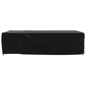 Tuinmeubelhoezen 2 st 350x260x90 cm 420D oxford stof zwart