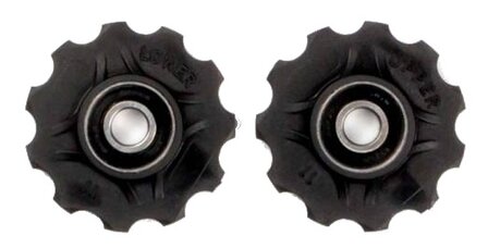Elvedes Derailleurwieltjes 11 Tanden 7-11V Zwart 2 Stuks
