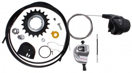 Shimano Onderdelenset Nexus 3 Remnaaf 12-Delig Zwart