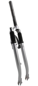 Vwp Voorvork Verend 28 Inch Hybride 1 Inch Zilver