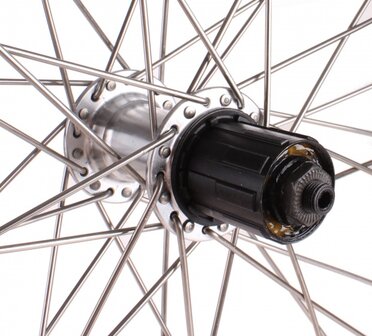 Rodi Achterwiel Parallex 28 Inch 8/9V Uitval Velg 36G Zwart