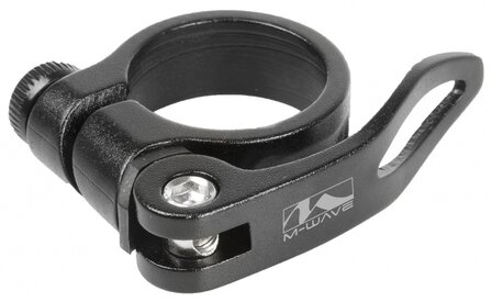 M-Wave Zadelpenklem Clampy-Qr 34,9 Mm Aluminium zwart zwart
