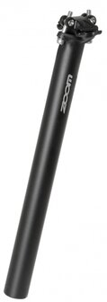 Zoom Zadelpen Vast Patent 27.2 X 350 Mm Aluminium Matzwart
