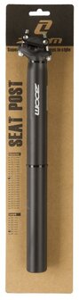 Zoom Zadelpen Vast Patent 27.2 X 350 Mm Aluminium Matzwart