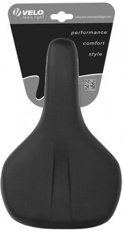 Velo Zadel Tour Basic Zwart 26,6 X 20,1 Cm