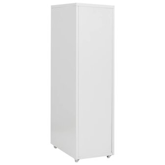 Ladeblok verrijdbaar 28x41x109 cm metaal grijs