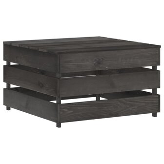 Tuintafels 2 st pallet ge&iuml;mpregneerd grenenhout