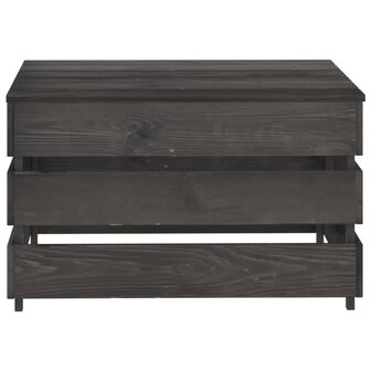 Tuintafels 2 st pallet ge&iuml;mpregneerd grenenhout