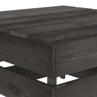 Tuintafels 2 st pallet ge&iuml;mpregneerd grenenhout
