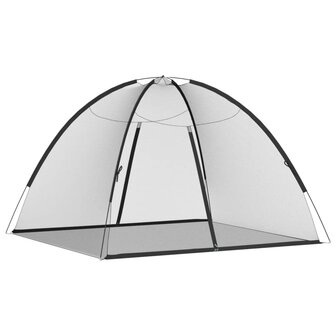 Klamboe met deuren Mongolia 220 gaas 200x180x135 cm zwart