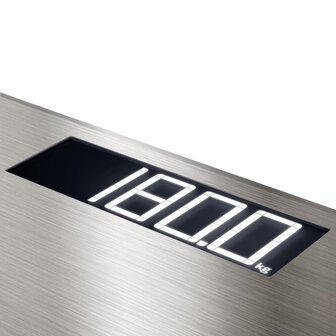 Personenweegschaal Style Sense Safe 300 180 kg zilver 63867